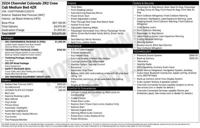 2024 Chevrolet Colorado ZR2