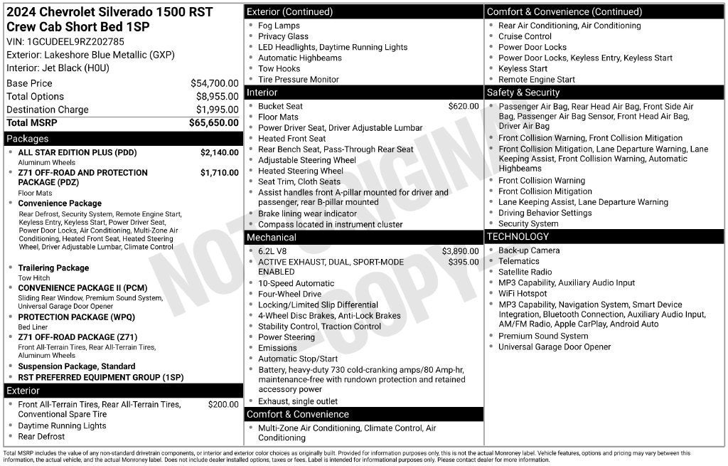 2024 Chevrolet Silverado 1500 RST