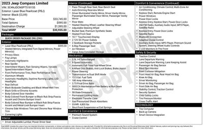 2023 Jeep Compass Limited 4x4