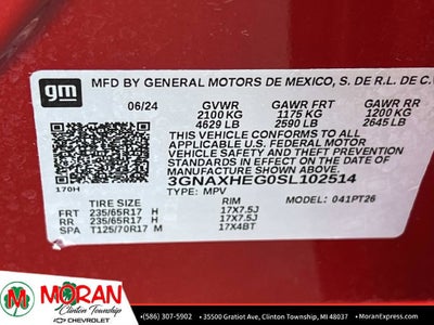 2025 Chevrolet Equinox LT