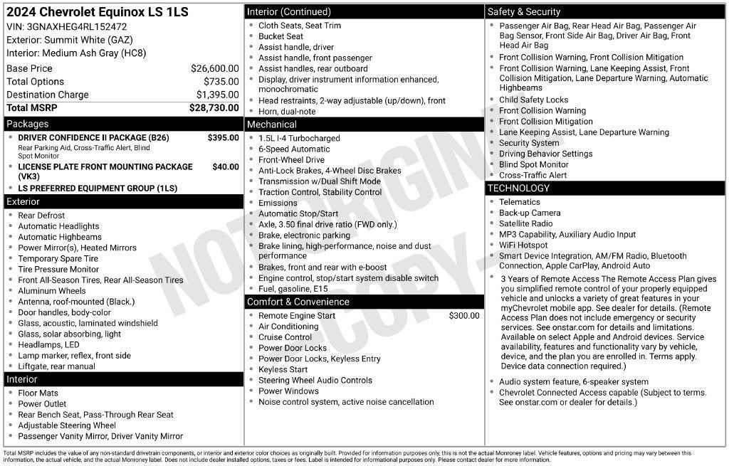 2024 Chevrolet Equinox LS