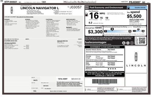 2015 Lincoln Navigator L 4WD 4dr