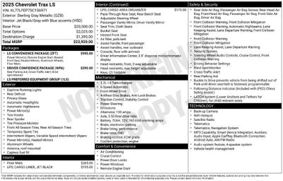 2025 Chevrolet Trax LS