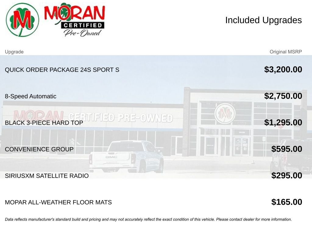 2020 Jeep Wrangler Sport S