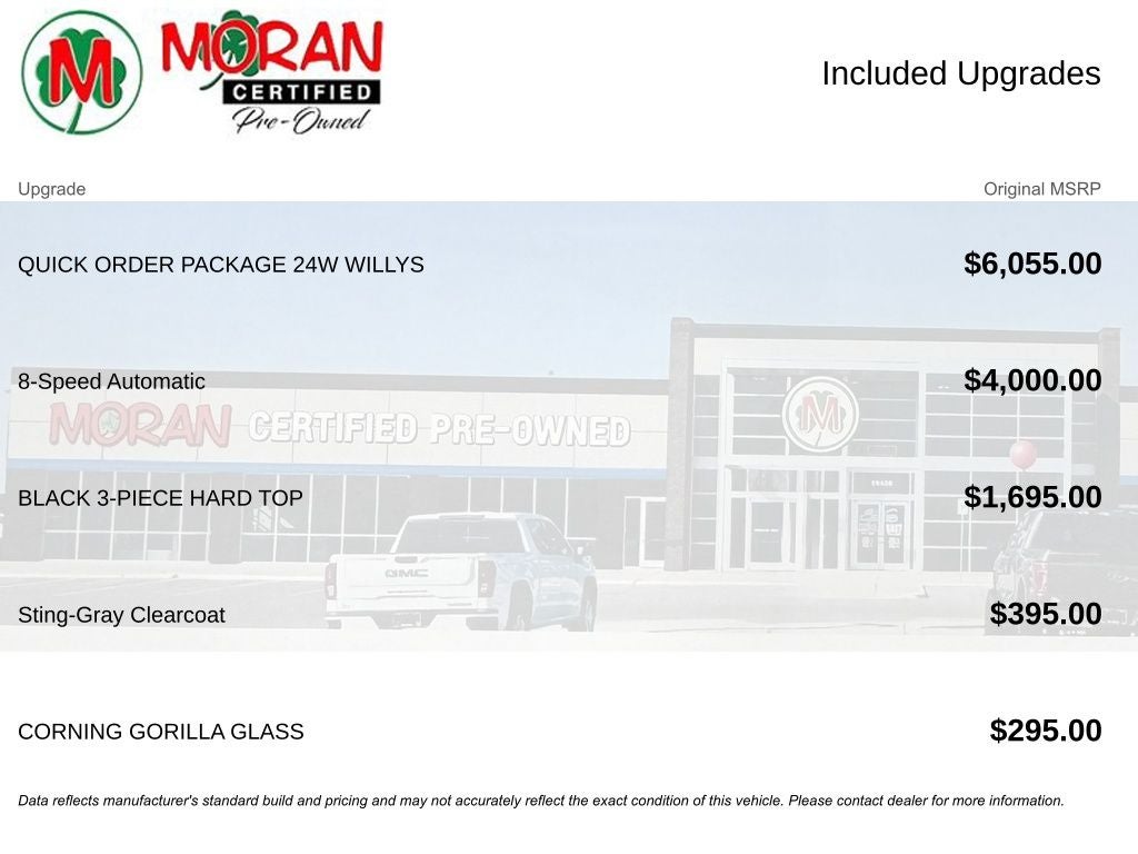 2022 Jeep Wrangler Unlimited Willys