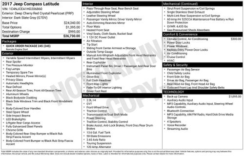 2017 Jeep Compass Latitude