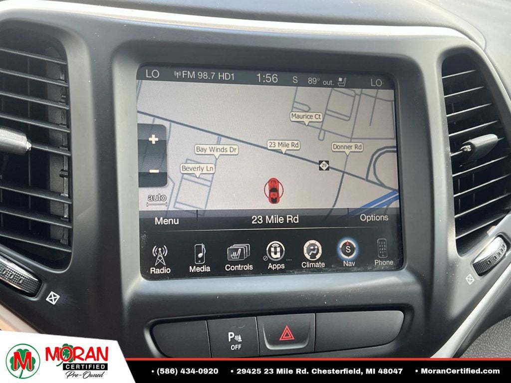 2016 Jeep Cherokee Overland