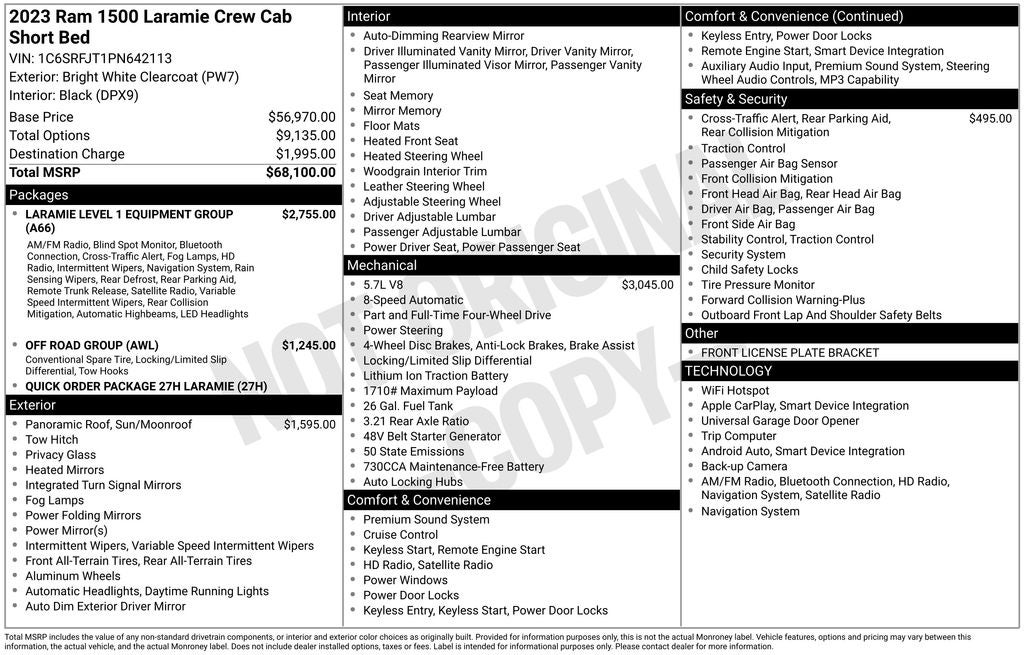 2023 RAM 1500 Laramie