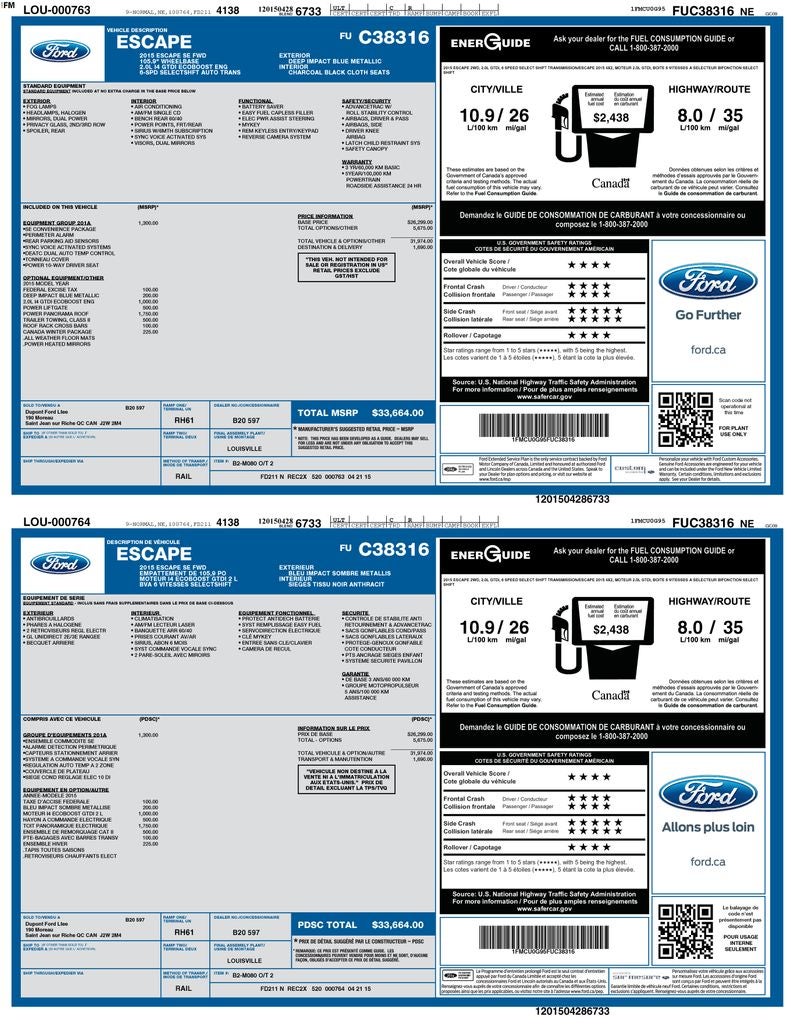 2015 Ford Escape SE FWD's photo