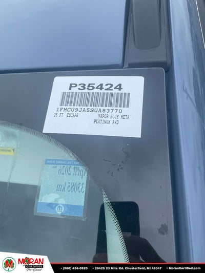 2025 Ford Escape Platinum