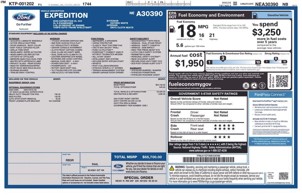 2022 Ford Expedition XL