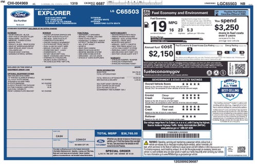 2020 Ford Explorer Base