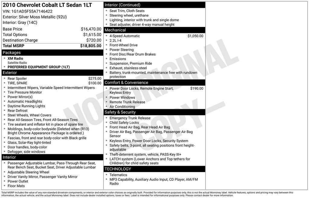 2010 Chevrolet Cobalt LT