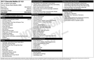 2017 Chevrolet Malibu LS 1LS