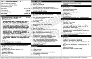 2012 Chevrolet Malibu LT 1LT