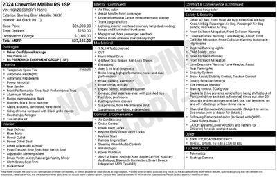 2024 Chevrolet Malibu RS