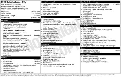 2010 Buick LaCrosse CXL