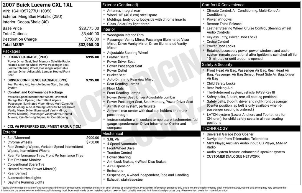 2007 Buick Lucerne CXL