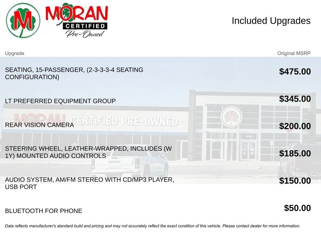 2017 Chevrolet Express 3500 LT Passenger