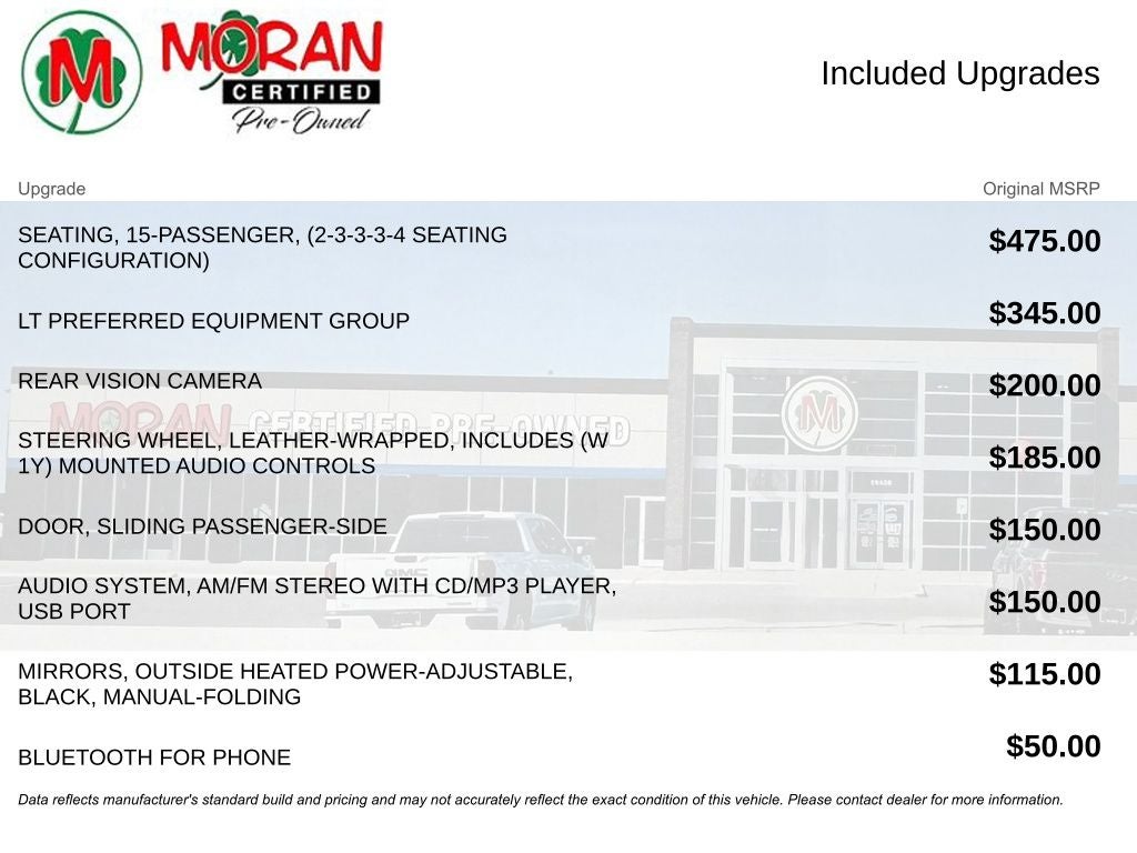 2017 Chevrolet Express 3500 LT Passenger