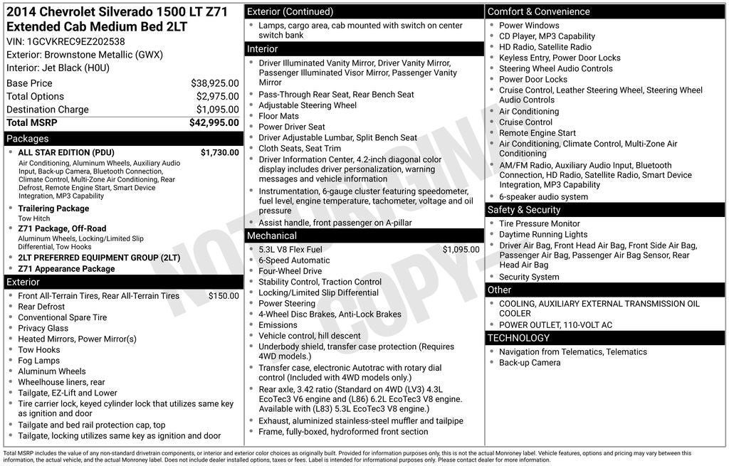 2014 Chevrolet Silverado 1500 LT LT2