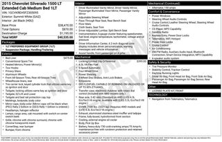 2015 Chevrolet Silverado 1500 LT LT1