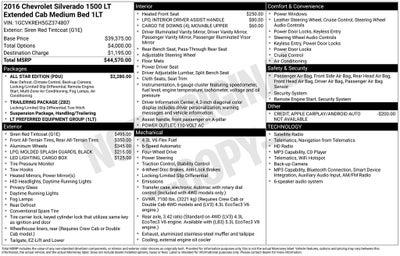 2016 Chevrolet Silverado 1500 LT LT1