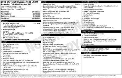 2016 Chevrolet Silverado 1500 LT LT2