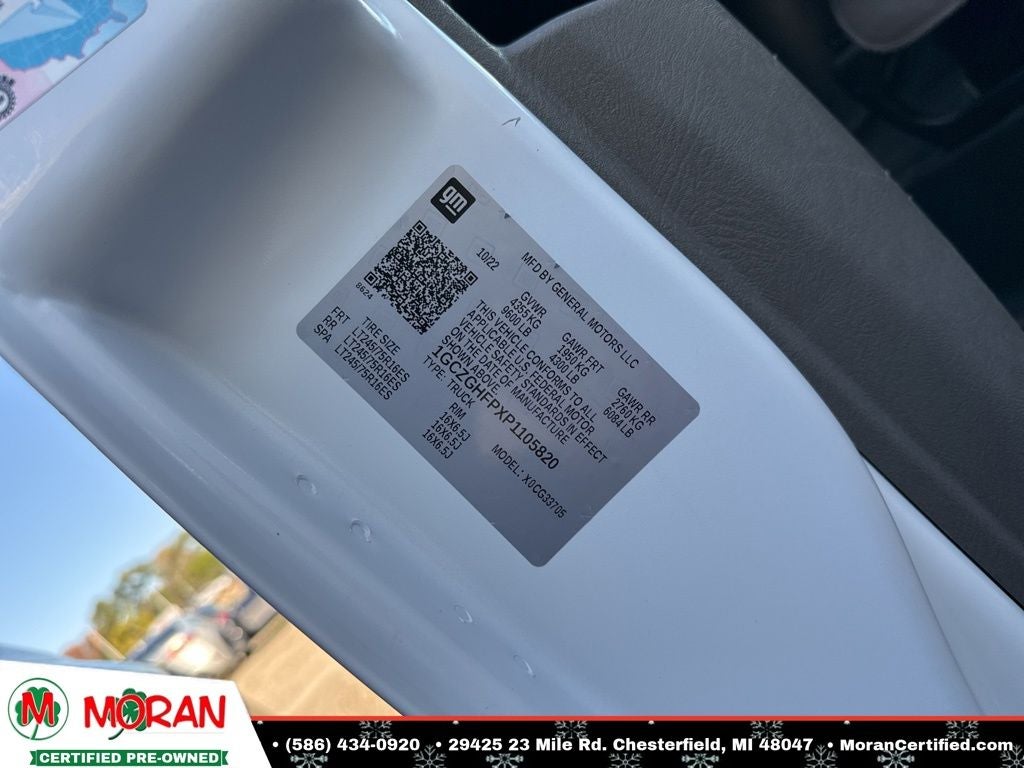 2023 Chevrolet Express 3500 Work Van Cargo