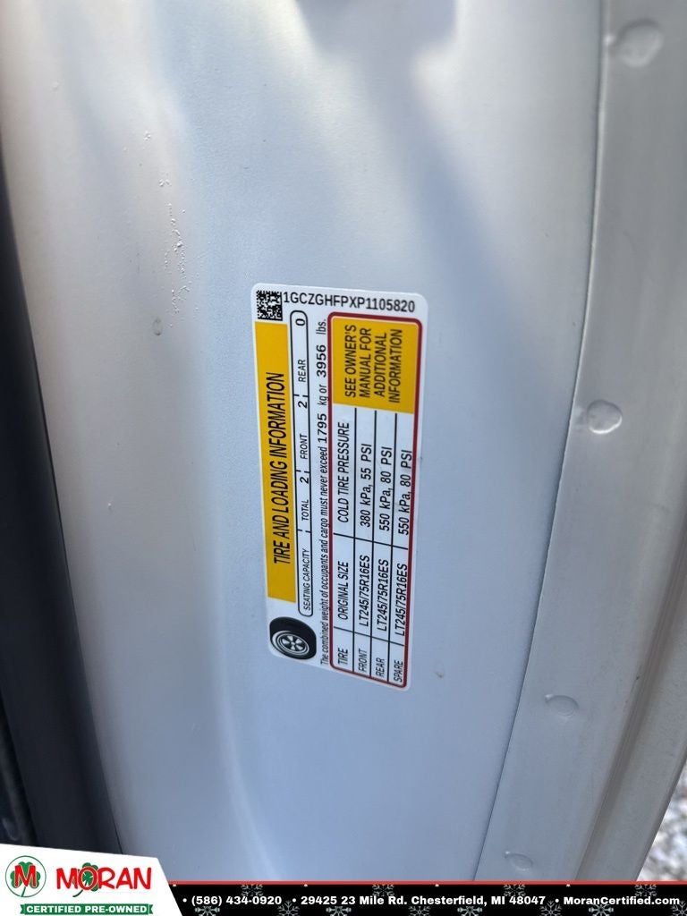 2023 Chevrolet Express 3500 Work Van Cargo