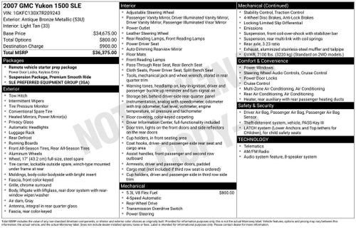 2007 GMC Yukon SLE