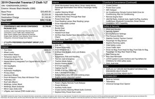 2019 Chevrolet Traverse LT Cloth w/1LT