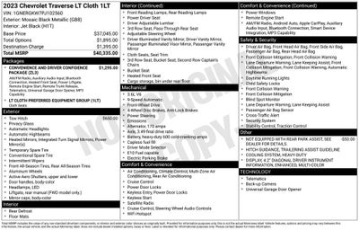 2023 Chevrolet Traverse LT 1LT
