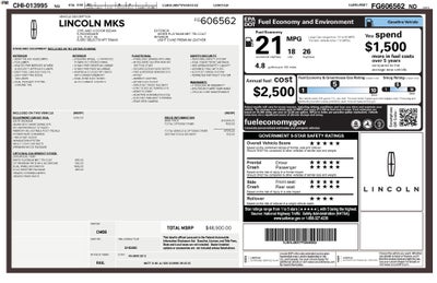 2015 Lincoln MKS Base