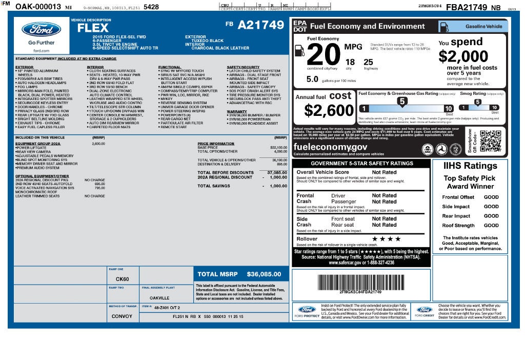 2015 Ford Flex SEL