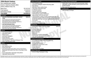 2004 Buick Century Base