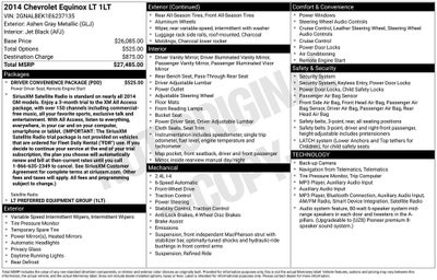 2014 Chevrolet Equinox LT 1LT