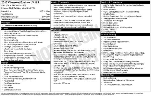 2017 Chevrolet Equinox LS