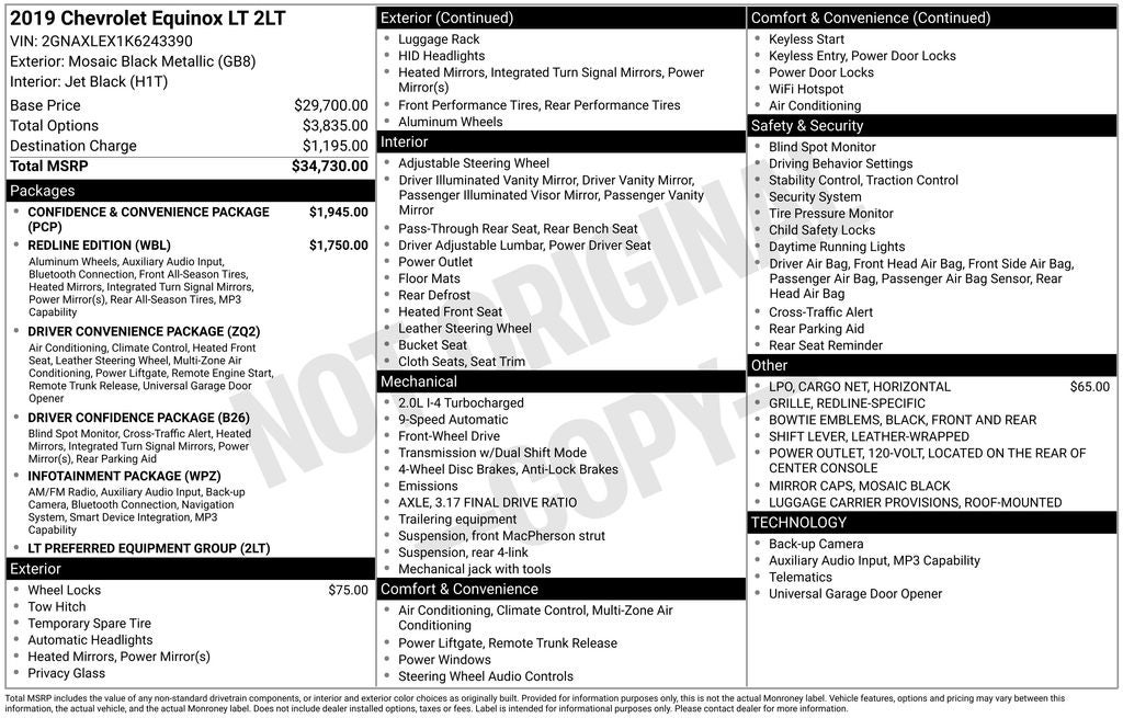 2019 Chevrolet Equinox LT