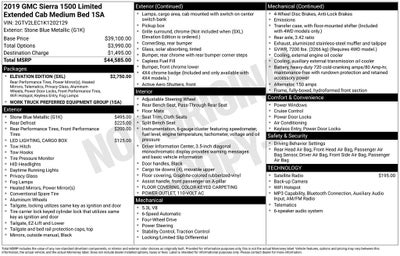 2019 GMC Sierra 1500 Limited Base