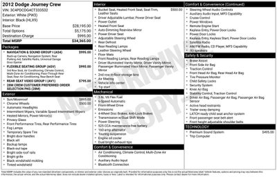 2012 Dodge Journey Crew
