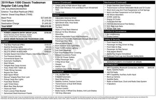 2019 RAM 1500 Classic Tradesman