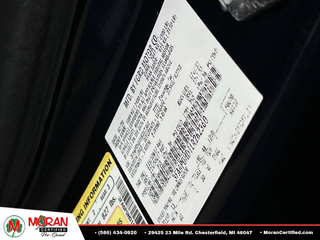 2020 Ford Fusion SE