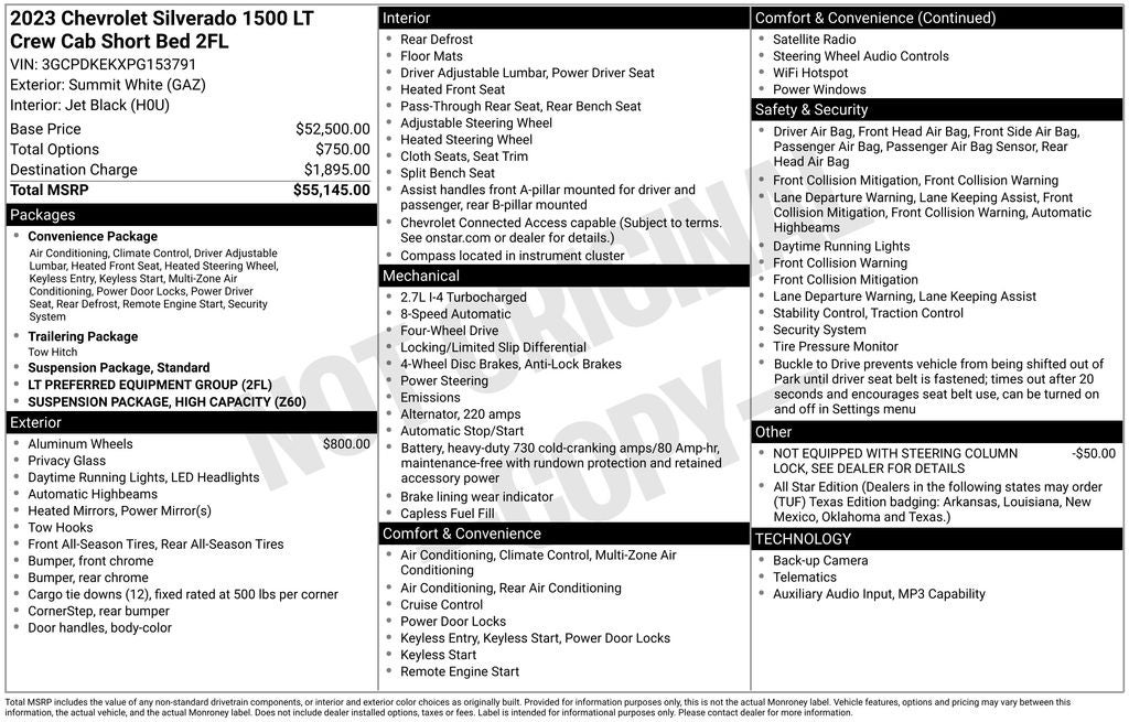 2023 Chevrolet Silverado 1500 LT
