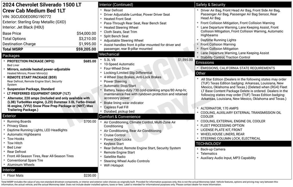 2024 Chevrolet Silverado 1500 LT