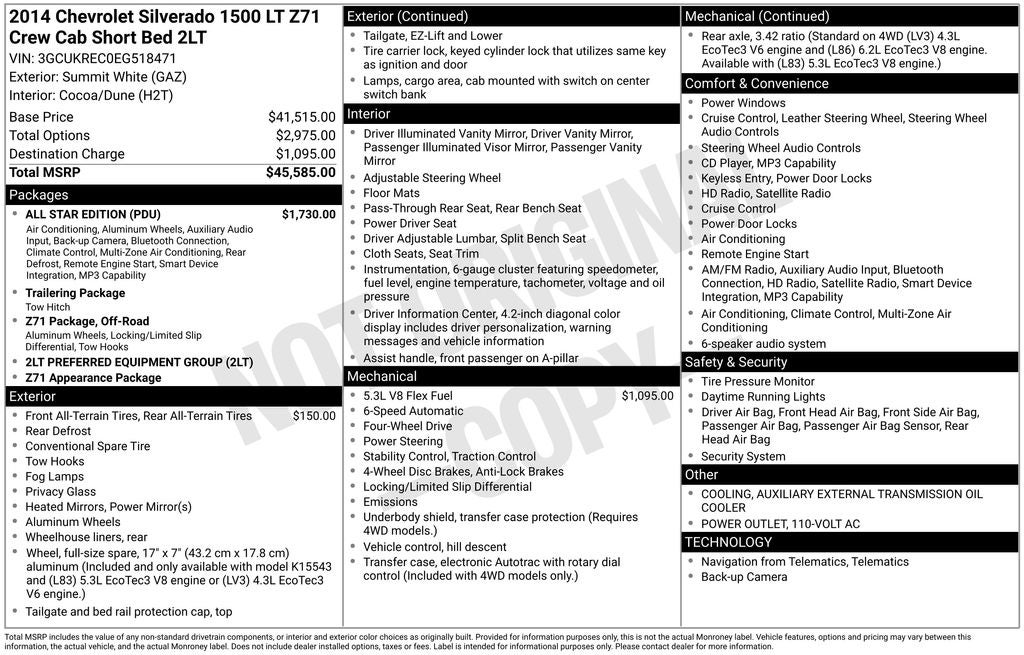 2014 Chevrolet Silverado 1500 LT