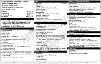 2021 Chevrolet Silverado 1500 LT