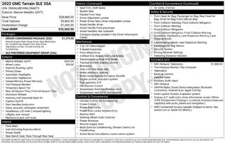 2022 GMC Terrain SLE