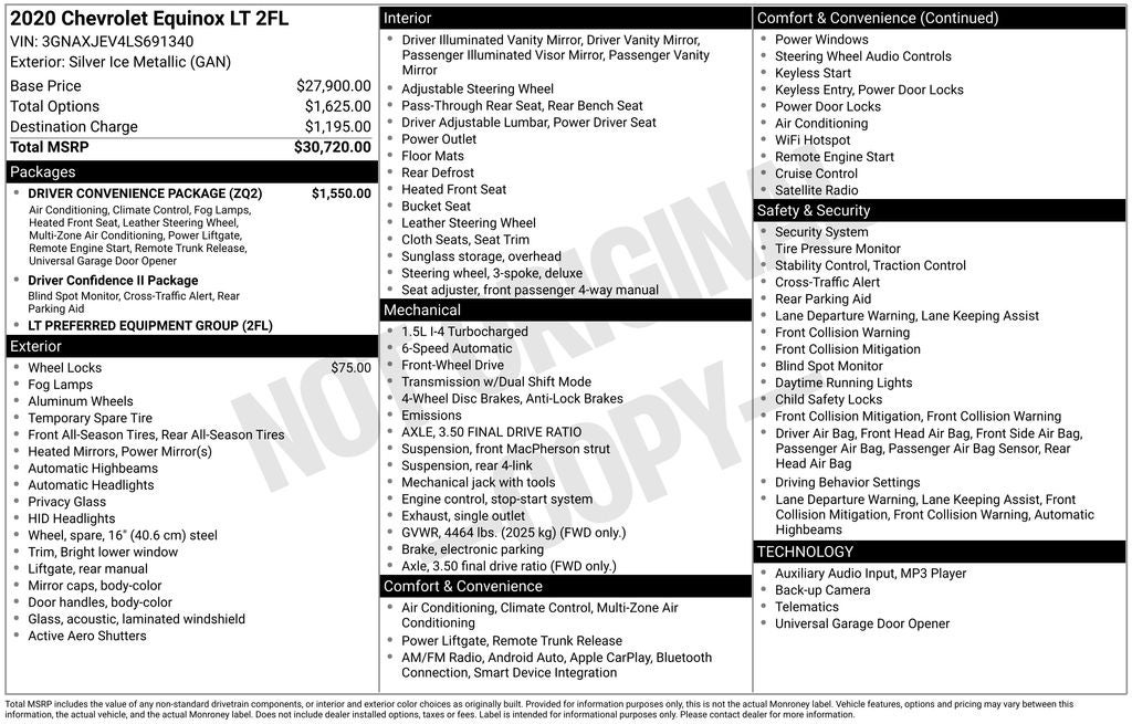 2020 Chevrolet Equinox LT