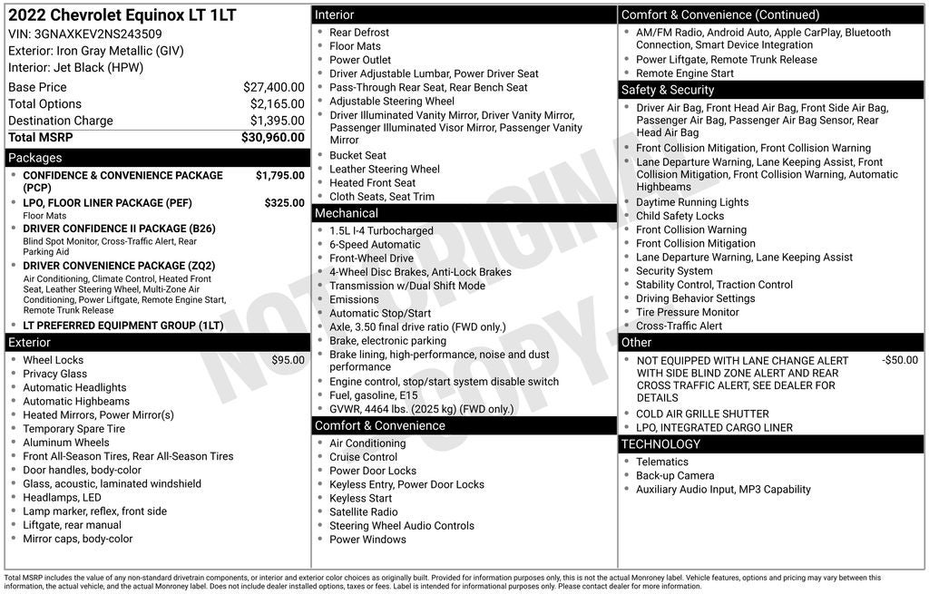 2022 Chevrolet Equinox LT